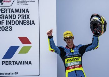 David Muñoz regresa al podio en el mundial de Moto3 en Indonesia