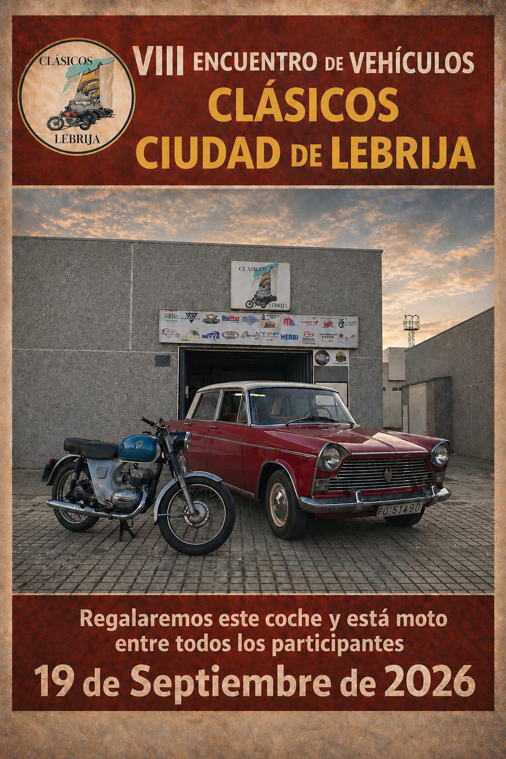 VIII Encuentro de vehículos clásicos ciudad de Lebrija
