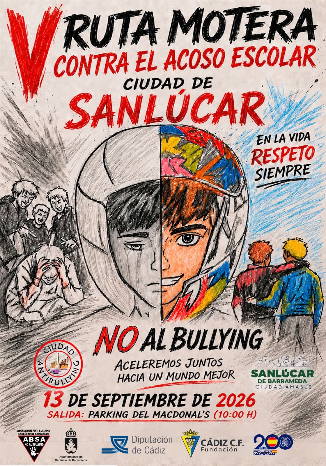 V Ruta motera contra el acoso escolar