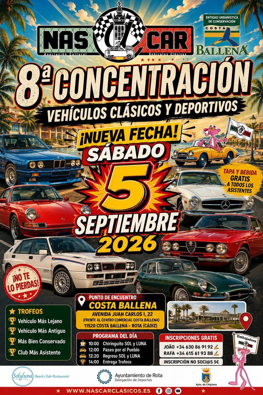 8ª Concentración de Vehículos clásicos y deportivos