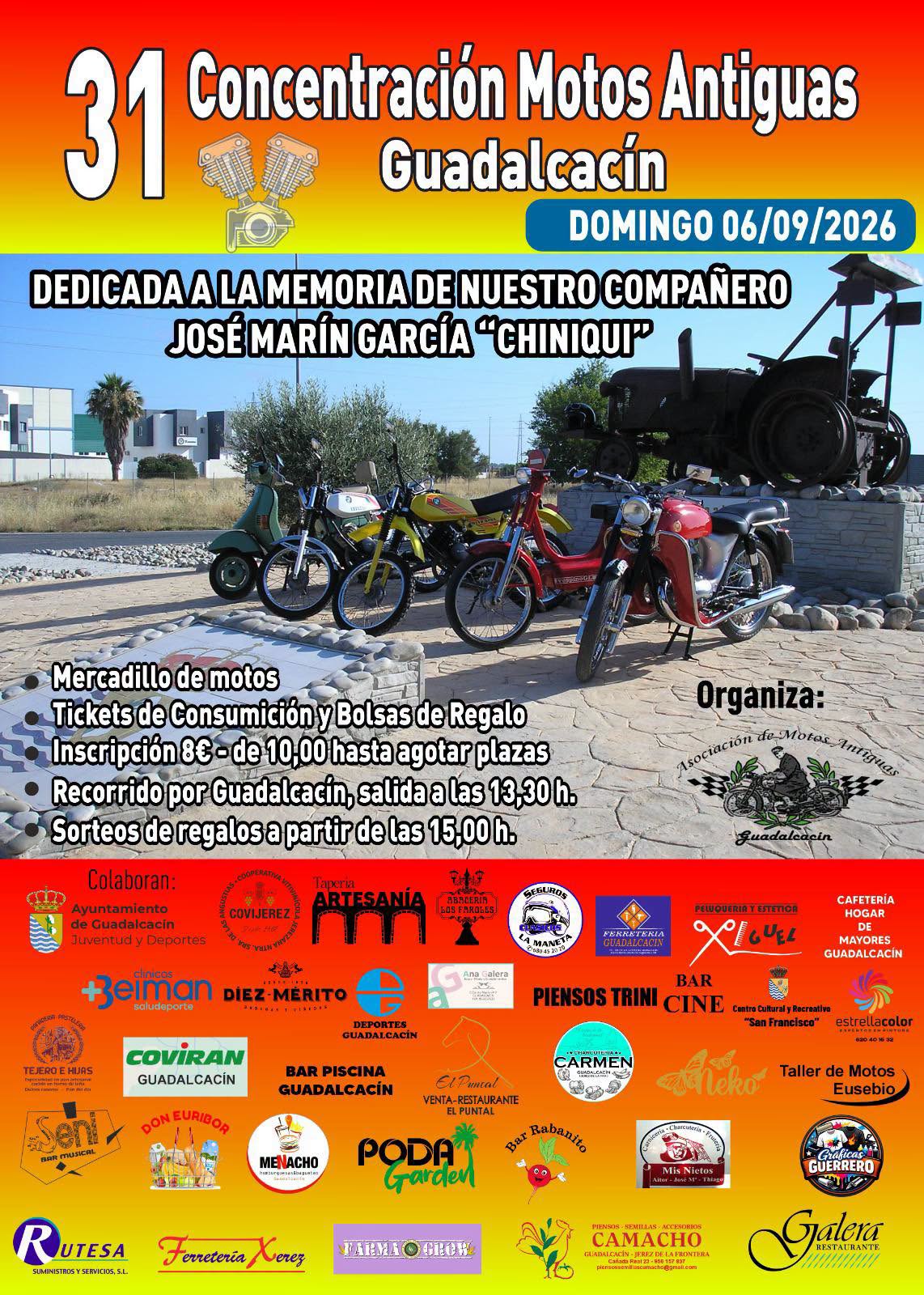 31 Concentración de motos antiguas de Guadalcacín
