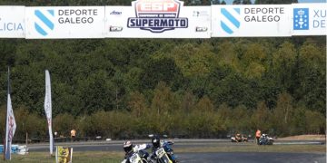 Francisco Gómez Requena y Daniel García Jiménez suben al podio del Nacional de Supermoto en Forcarei