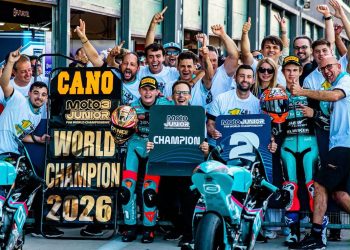 Carlos Cano se proclama campeón del mundo de Moto3 Junior con solo 16 años en su temporada de debut